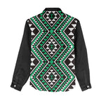 New Zealand Kakariki Taniko Motifs Women Casual Shirt Maori Poi Dance Costume Inspired