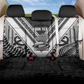 New Zealand Silver Fern Rugby Custom Back Car Seat Cover Go Wheel Kiwi Maori Pattern