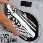 New Zealand Silver Fern Rugby Custom Bathroom Set Go Wheel Kiwi Maori Pattern