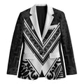 New Zealand Silver Fern Rugby Custom Blazer Go Wheel Kiwi Maori Pattern