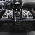 New Zealand Silver Fern Rugby Custom Car Mats Go Wheel Kiwi Maori Pattern
