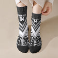 New Zealand Silver Fern Rugby Custom Crew Socks Go Wheel Kiwi Maori Pattern