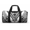 New Zealand Silver Fern Rugby Custom Duffle Bag Go Wheel Kiwi Maori Pattern