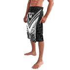 New Zealand Silver Fern Rugby Custom Lavalava Go Wheel Kiwi Maori Pattern