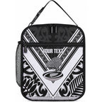 New Zealand Silver Fern Rugby Custom Lunch Bag Go Wheel Kiwi Maori Pattern