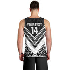 New Zealand Silver Fern Rugby Custom Men Tank Top Go Wheel Kiwi Maori Pattern