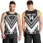 New Zealand Silver Fern Rugby Custom Men Tank Top Go Wheel Kiwi Maori Pattern