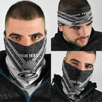 New Zealand Silver Fern Rugby Custom Neck Gaiter Go Wheel Kiwi Maori Pattern