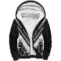 New Zealand Silver Fern Rugby Custom Sherpa Hoodie Go Wheel Kiwi Maori Pattern
