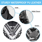 New Zealand Silver Fern Rugby Custom Spare Tire Cover Go Wheel Kiwi Maori Pattern