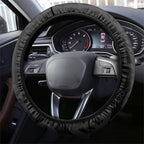 New Zealand Silver Fern Rugby Steering Wheel Cover Go Wheel Kiwi Maori Pattern
