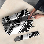 New Zealand Silver Fern Rugby Custom Umbrella Go Wheel Kiwi Maori Pattern