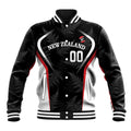 Custom New Zealand Silver Fern Softball Baseball Jacket Go Aotearoa