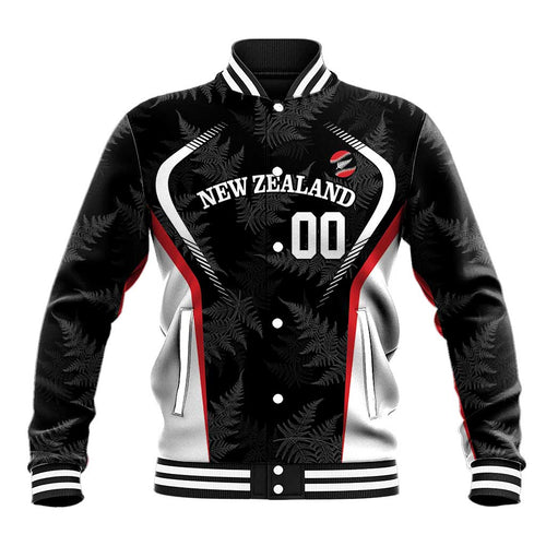Custom New Zealand Silver Fern Softball Baseball Jacket Go Aotearoa