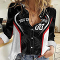 Custom New Zealand Silver Fern Softball Women Casual Shirt Go Aotearoa