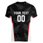 Custom New Zealand Silver Fern Softball Women V-Neck T-Shirt Go Aotearoa