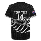 Custom Aotearoa Ice Hockey Rugby Jersey NZ Tiki Mascot - Maori Pattern