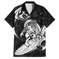 Personalised New Zealand Surfing Family Matching Puletasi and Hawaiian Shirt Aotearoa Maori Tiki Haka