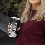 Personalised New Zealand Surfing Tumbler Cup Aotearoa Maori Tiki Haka LT14