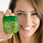 Budgerigar Australia AirPods Case Aussie Common Parakeet Indigenous Art - Aussie Hoodie