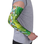 Budgerigar Australia Arm Sleeves Aussie Common Parakeet Indigenous Art - Aussie Hoodie