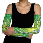 Budgerigar Australia Arm Sleeves Aussie Common Parakeet Indigenous Art - Aussie Hoodie
