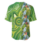 Budgerigar Australia Baseball Jersey Aussie Common Parakeet Indigenous Art - Aussie Hoodie