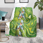 Budgerigar Australia Blanket Aussie Common Parakeet Indigenous Art - Aussie Hoodie