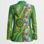 Budgerigar Australia Blazer Aussie Common Parakeet Indigenous Art - Aussie Hoodie