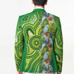 Budgerigar Australia Blazer Aussie Common Parakeet Indigenous Art - Aussie Hoodie