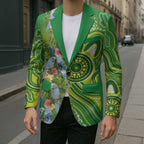Budgerigar Australia Blazer Aussie Common Parakeet Indigenous Art - Aussie Hoodie