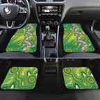 Budgerigar Australia Car Mats Aussie Common Parakeet Indigenous Art - Aussie Hoodie