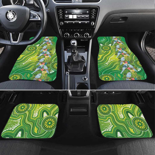 Budgerigar Australia Car Mats Aussie Common Parakeet Indigenous Art - Aussie Hoodie