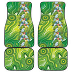 Budgerigar Australia Car Mats Aussie Common Parakeet Indigenous Art - Aussie Hoodie