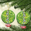 Budgerigar Australia Ceramic Ornament Aussie Common Parakeet Indigenous Art - Aussie Hoodie