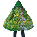 Budgerigar Australia Cloak Aussie Common Parakeet Indigenous Art - Aussie Hoodie