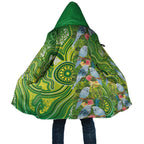 Budgerigar Australia Cloak Aussie Common Parakeet Indigenous Art - Aussie Hoodie