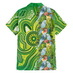 Budgerigar Australia Family Matching Mermaid Dress and Hawaiian Shirt Aussie Common Parakeet Indigenous Art - Aussie Hoodie