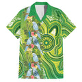Budgerigar Australia Family Matching Summer Maxi Dress and Hawaiian Shirt Aussie Common Parakeet Indigenous Art - Aussie Hoodie