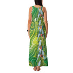 Budgerigar Australia Family Matching Tank Maxi Dress and Hawaiian Shirt Aussie Common Parakeet Indigenous Art - Aussie Hoodie