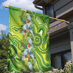 Budgerigar Australia Garden Flag Aussie Common Parakeet Indigenous Art - Aussie Hoodie