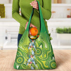 Budgerigar Australia Grocery Bag Aussie Common Parakeet Indigenous Art - Aussie Hoodie