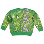 Budgerigar Australia Kid Ugly Christmas Sweater Aussie Common Parakeet Indigenous Art - Aussie Hoodie