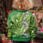 Budgerigar Australia Kid Ugly Christmas Sweater Aussie Common Parakeet Indigenous Art - Aussie Hoodie