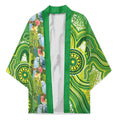 Budgerigar Australia Kimono Aussie Common Parakeet Indigenous Art - Aussie Hoodie