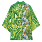 Budgerigar Australia Kimono Aussie Common Parakeet Indigenous Art - Aussie Hoodie