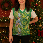 Budgerigar Australia Christmas Knitted V-Neck Vest Aussie Common Parakeet Indigenous Art - Aussie Hoodie