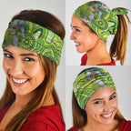 Budgerigar Australia Neck Gaiter Aussie Common Parakeet Indigenous Art - Aussie Hoodie