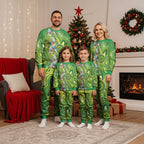 Budgerigar Australia Christmas Pajama Set Aussie Common Parakeet Indigenous Art - Aussie Hoodie
