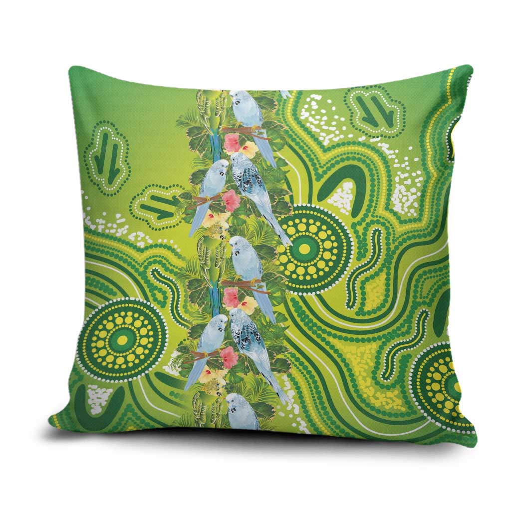Budgerigar Australia Pillow Cover Aussie Common Parakeet Indigenous Art - Aussie Hoodie